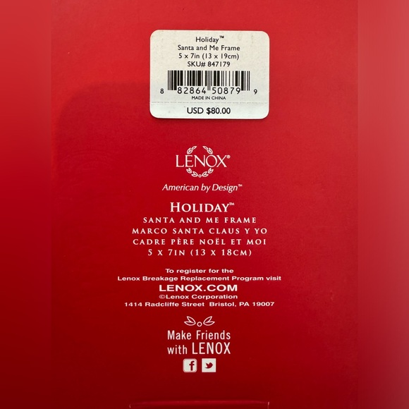 Lenox Holiday - Santa and Me Frame 5 x 7 inch - Picture 3 of 3